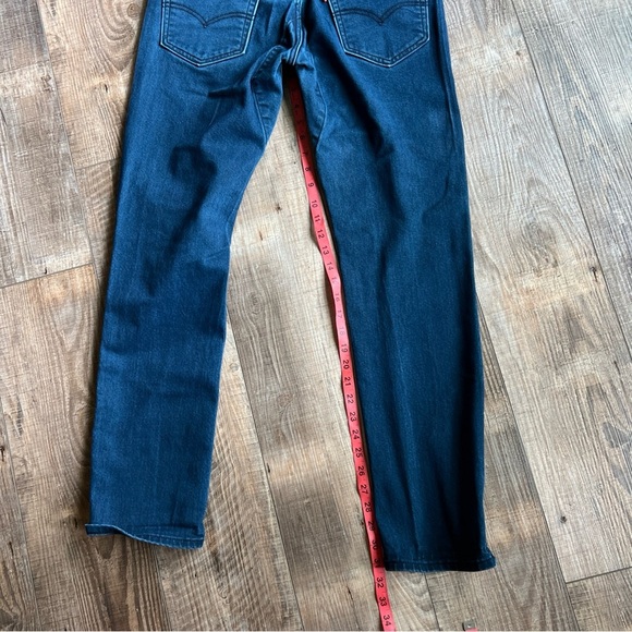 Levi's Blue Straight Cut Denim Jeans - Picture 5 of 7